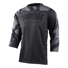 TLD DRES S 3/4 RUKÁVEM RUCKUS CAMBER CAMO BLACK HEATHER (31888800)