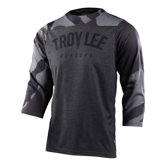 TLD DRES S 3/4 RUKÁVEM RUCKUS CAMBER CAMO BLACK HEATHER (31888800)