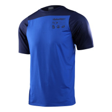 TLD DRES S KRÁTKÝM RUKÁVEM SKYLINE MONO TRUE BLUE (31993101)