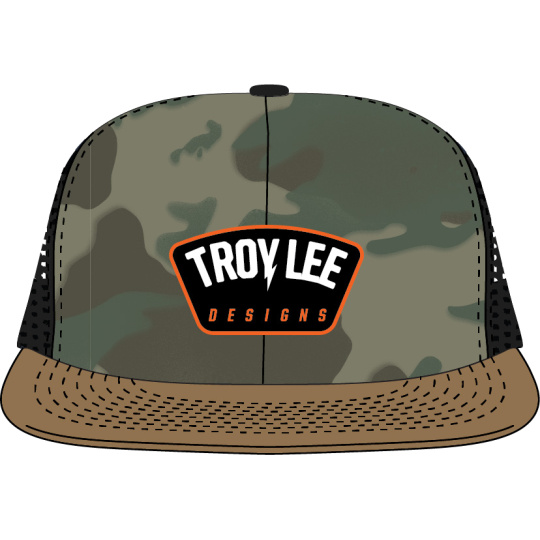 TLD KŠILTOVKA BOLT PATCH BLACK/FOREST CAMO (78714500)