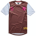 TLD DRES S KRÁTKÝM RUKÁVEM FLOWLINE FLIPPED CHOCOLATE (33547900)