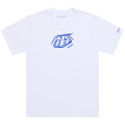 TLD TRIKO S KRÁTKÝM RUKÁVEM BADGE WHITE (70156809)