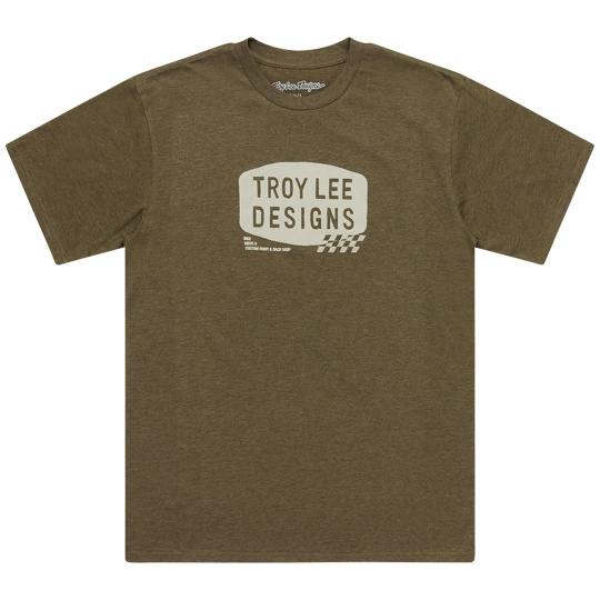TLD TRIKO S KRÁTKÝM RUKÁVEM STAMP OLIVE HEATHER (70189700)