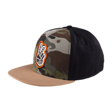 TLD DĚTSKÁ KŠILTOVKA PEACE OUT BLACK / FOREST CAMO (79057300)