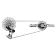 00.7918.390.000 - SRAM GS 1987 EAGLE TRANSMISSION AXS 170 TTYPE