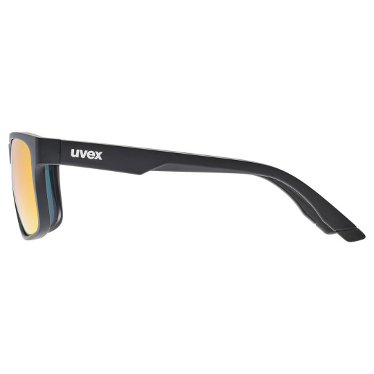 UVEX BRÝLE POISE BLACK MATT / MIR.RED (S5340012213)