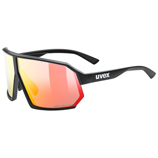 UVEX BRÝLE SPORTSTYLE 237 CV BLACK MATT/MIR.RED (S5330862287)