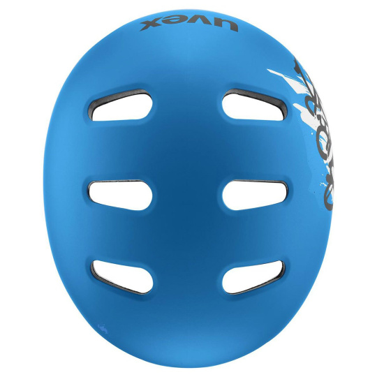 UVEX HELMA KID 4 STYLE SUPER HERO BLUE MATT (S4148230400)