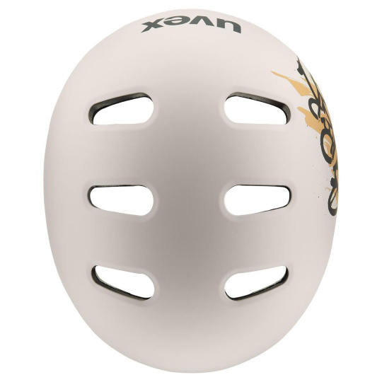 UVEX HELMA KID 4 STYLE SUPER HERO WARM GREY MATT (S4148230500)