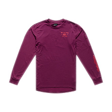 TLD PÁNSKÝ DRES S DLOUHÝM RUKÁVEM RUCKUS RIDE TEE LOCKDOWN SANGRIA (37102600)