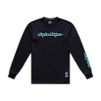TLD PÁNSKÝ DRES S DLOUHÝM RUKÁVEM SKYLINE RIDE TEE SIGNATURE BLACK / REAL TEAL (38307202)