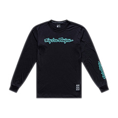 TLD PÁNSKÝ DRES S DLOUHÝM RUKÁVEM SKYLINE RIDE TEE SIGNATURE BLACK / REAL TEAL (38307202)
