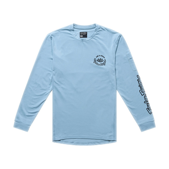 TLD DĚTSKÝ DRES S DLOUHÝM RUKÁVEM YOUTH RUCKUS RIDE LONG SLEEVE TEE CARBS DAWN BLUE (38625100)