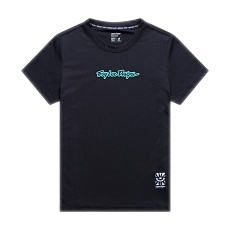 TLD DÁMSKÝ DRES S KRÁTKÝM RUKÁVEM LILIUM RIDE TEE SIGNATURE BLACK (37507200)