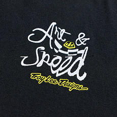 TLD TRIKO S KRÁTKÝM RUKÁVEM HERITAGE BLACK (70143200)