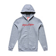 TLD MIKINA SE ZIPEM SIGNATURE GRAY HEATHER / RED (73091702)
