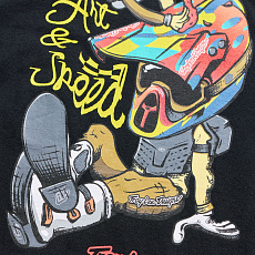 TLD DĚTSKÉ TRIKO S KRÁTKÝM RUKÁVEM HERITAGE BLACK (72443200)