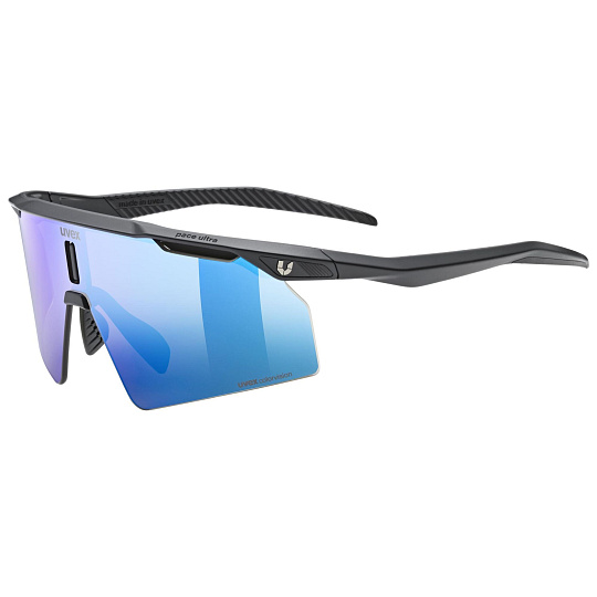 UVEX BRÝLE ULTIMATE PACE ULTRA CV BLACK MATT / MIRROR BLUE (S5340202280)