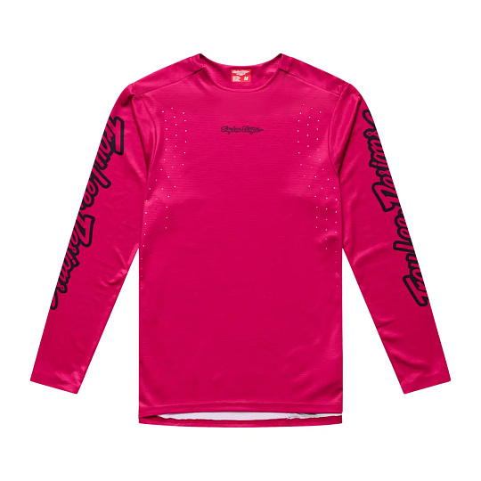 TLD PÁNSKÝ DRES S DLOUHÝM RUKÁVEM SPRINT PRO MONO FUCHSIA (31302702)