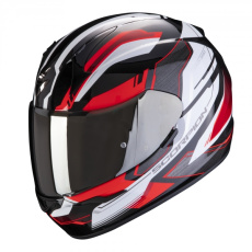 Moto přilba SCORPION EXO-390 BOOST černo/bílo/červená
