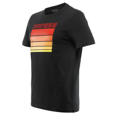 Triko DAINESE STRIPES černo/červené