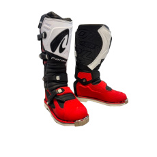 Moto boty FORMA PILOT FX černo/bílo/červené