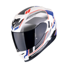 Moto přilba SCORPION EXO-520 EVO AIR LENA perleťově bílo/modrá