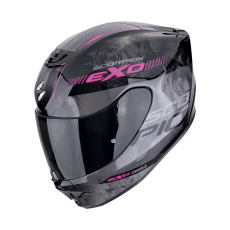 Moto přilba SCORPION EXO-391 AVA černo/růžová