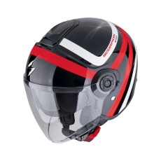 Moto přilba SCORPION EXO-CITY II RIVA černo/červená