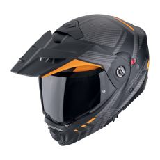 Moto přilba SCORPION ADX-2 LEWIS matná černo/oranžová