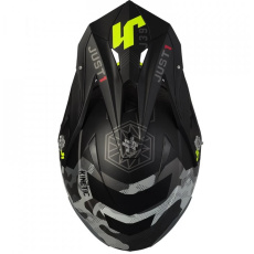 Kšilt JUST1 J39 KINETIC camo/fluo žluto/černý