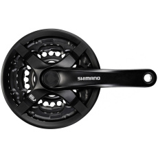 kliky SHIMANO Tourney FC-TY501-L 175mm 42-34-24 zubů, černé s krytem