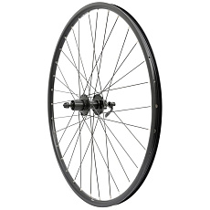 zapletené kolo 28/29" SHIMANO Disc INTL zadní 8-11sp. černé zapletené kolo 28/29" SHIMANO Disc INTL zadní 8-11sp. černé