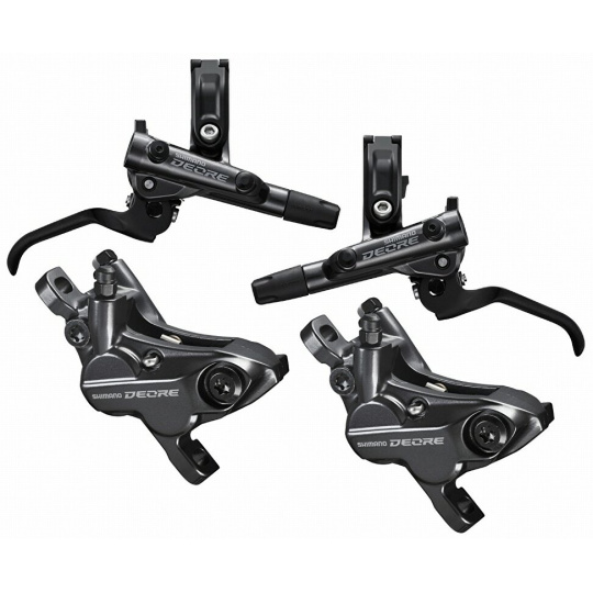 brzda kotoučová SHIMANO Deore M6120 čtyřpístková p+z (1000+1700 mm) komplet bez kot. (p+z J-kit) box