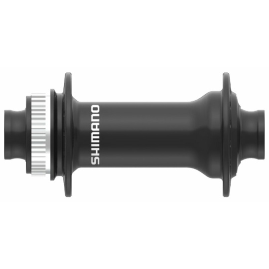 náboj disc SHIMANO HB-MT410-B 32děr Center lock 15mm e-thru-axle 110mm přední černý