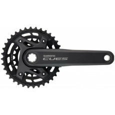 kliky SHIMANO Cues FC-U6000-2, 175mm, 36-22 zubů, černé, 11,10,9 speed kliky SHIMANO Cues FC-U6000-2, 175mm, 36-22 zubů, černé, 11,10,9 speed