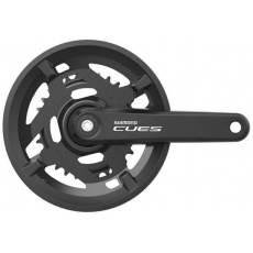 kliky SHIMANO Cues FC-U4010-2, 170mm, 46-30 zubů, černé, 11,10,9 speed, s ložisky