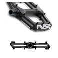 NS Bikes Radiance pedály Black - černé