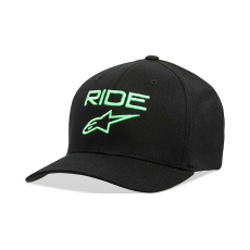 Alpinestars Ride 2.0 Curve hat Flexfit kšiltovka Black / Green