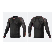 ALPINESTARS Ride Tech v2 Top LS Summer Black Red funkční triko