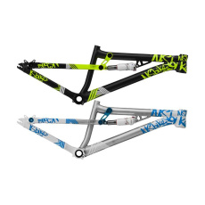 NS Bikes Soda Slope rám (RS Monarch R tlumič)  stříbrný