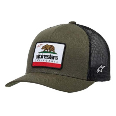 Alpinestars CALI 2.0 Trucker kšiltovka - Military zelená