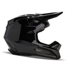 MX přilba Fox V1 Solid Helmet Black MX přilba Fox V1 Solid Helmet Black