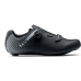 Pánské Road tretry Northwave Core Plus 2  Black/Silver