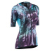 Dámský dres Northwave Blade Flower Woman Jersey Short Sleeve  Black/Turquoise