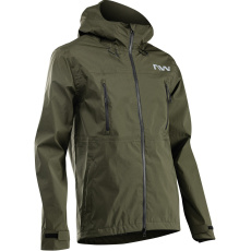 Pánská cyklo bunda Northwave Noworry Hardshell  Jacket  Forest Green