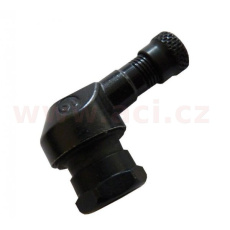 ventil bezdušový moto, černý, SM-04, pr.11,3 mm ALU