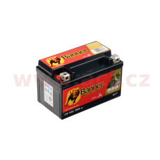 baterie gelová 12V, YTZ10S, YTZ10S-BS, 8,6Ah, 170A, BANNER Bike Bull GEL 150x86x94