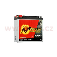 baterie 12V, YTX14-BS, 12Ah, 220A, BANNER Bike Bull AGM PRO 150x88x145