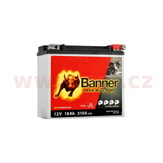 baterie 12V, YTX20HL-BS, 18Ah, 310A, BANNER Bike Bull AGM PRO 175x88x155